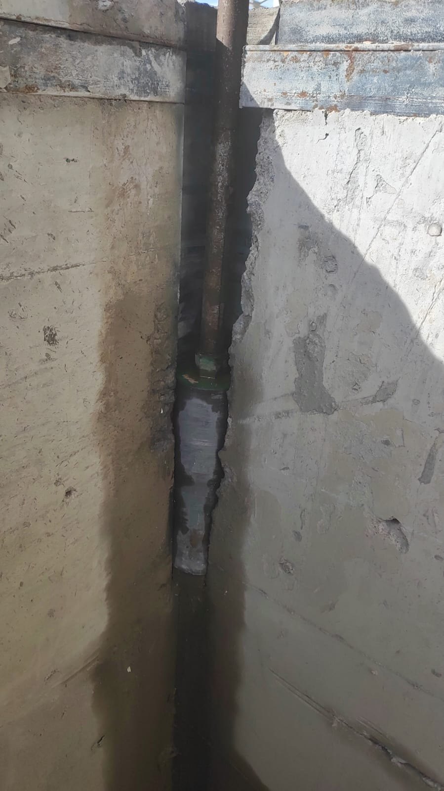 Резка между стенами